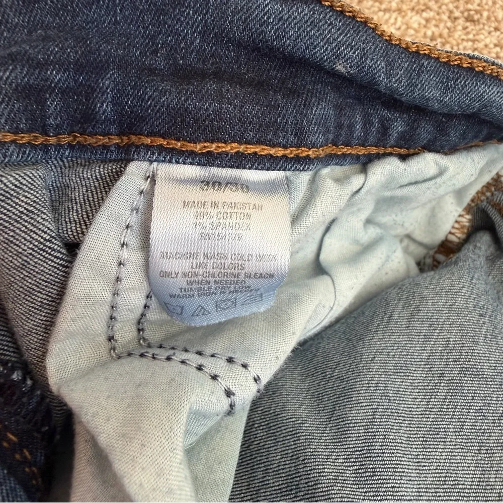 AERO Distressed Skinny Jeans 30x30 Medium Wash Stretch Ripped Denim - Picture 9 of 12